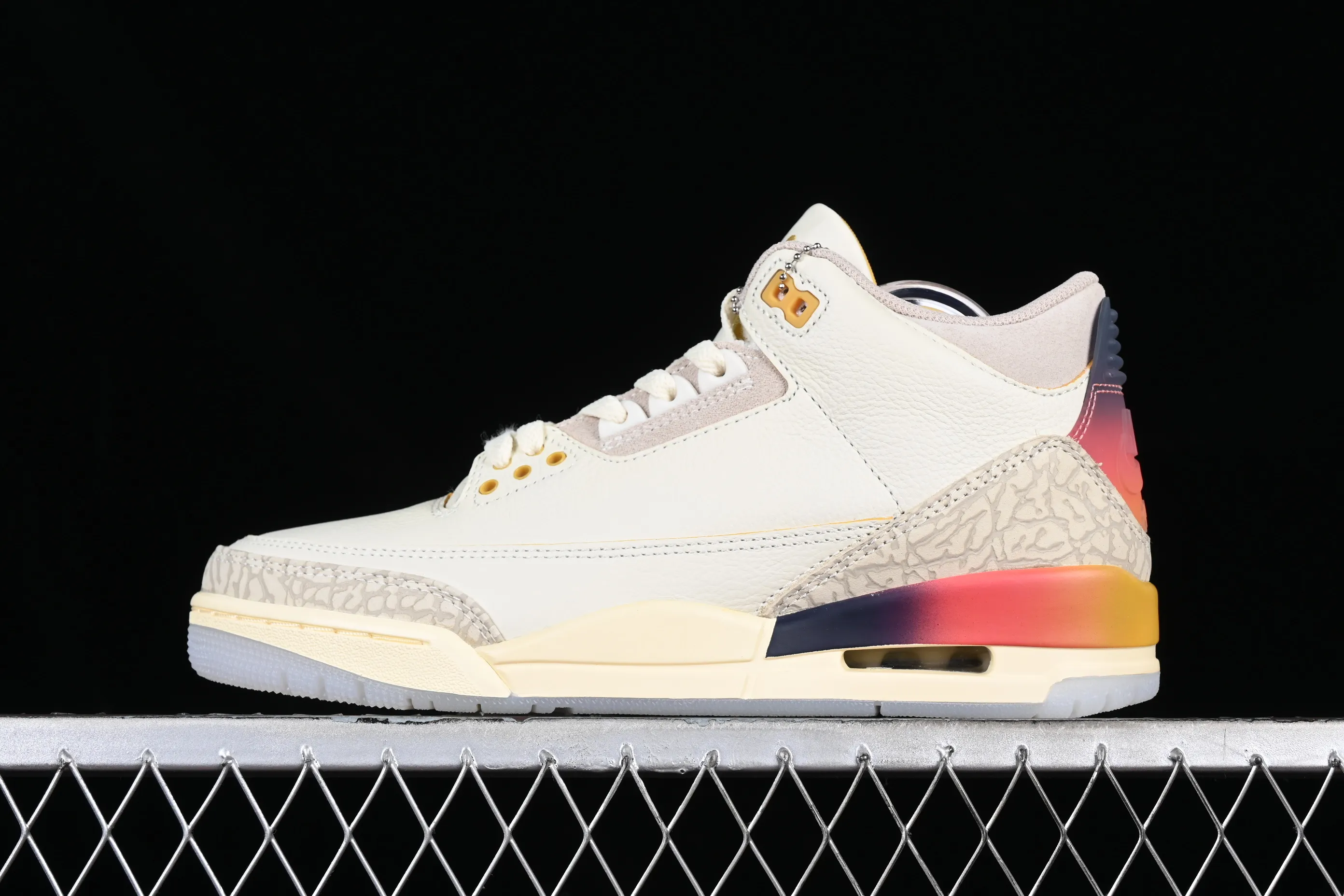 All categories Air Jordan Jordan series basketball shoes Air Jordan 3 OG version J.Balvin x Air Jordan 3 Retro AJ3 Joe 3 rainbow gradient FN0344-901